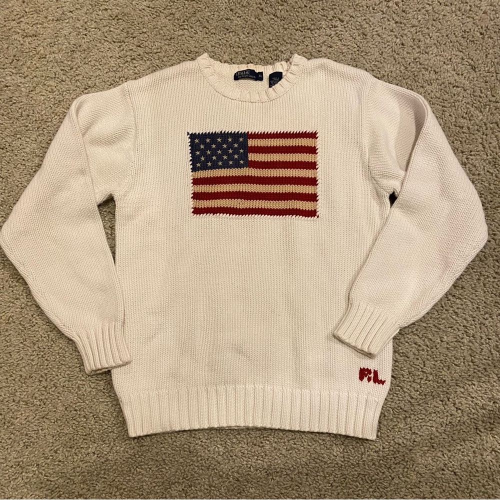 Polo Ralph Lauren American flag sweater